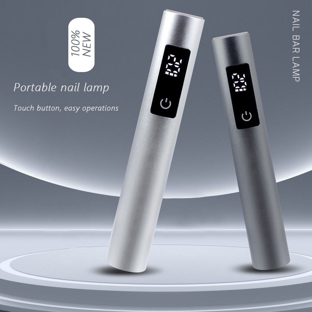 Napa Pengering Kuku Mini Portabel Aluminium Alloy 3W Tutul dadi Trend ing Alat Kecantikan Kompak